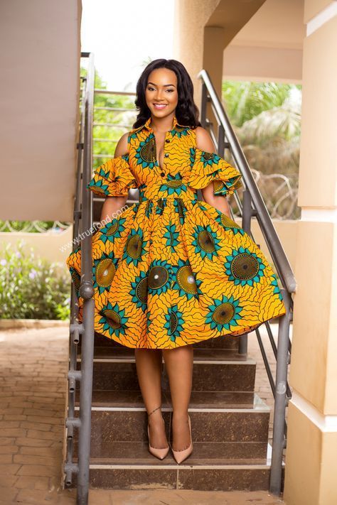 2023 African Dresses: 12 Top Trending African Dresses With Collars You ...